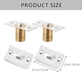 thumbnail image 3 of 2 Pcs Portable Door Lock for Stainless Steel Touch Beads Adjustment Closet Cabinet Magnetic Catch, 3 of 6