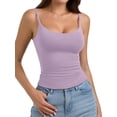thumbnail image 4 of PINKMSTYLE Débardeurs Basiques pour Femmes à Encolure Dégagée Doublée Débardeurs Ajustables d'Été Sans Manches, 4 of 7