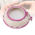 thumbnail image 1 of Round Embroidery Hoop, Round Embroidery Frame Dual Sided Cross Stitch Hoop with Secure Clamp Design for Craft Ergonomic Tabletop Embroidery Holder for Embroidery Quilting, 1 of 7