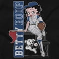 thumbnail image 2 of Betty Boop Athletic Baseball Catcher Short Sleeve Women's Graphic Tee Brisco Brands X, 2 of 5