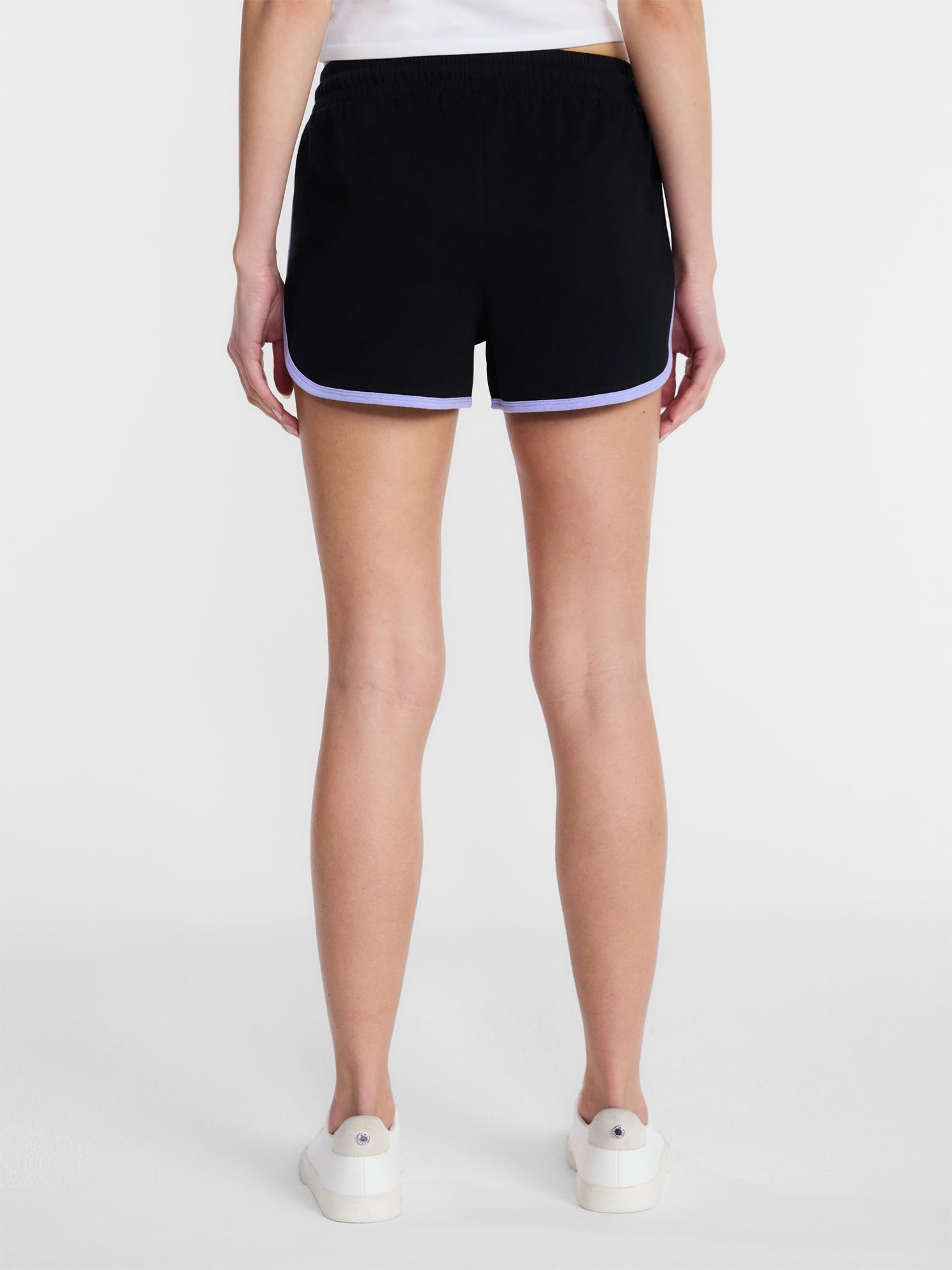 My Melody and Kuromi Women's Graphic Fleece Dolphin Shorts, Sizes XXS-XXL
