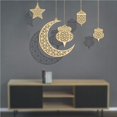 thumbnail image 5 of Cateissary Decoración colgante de madera, portátil, decorativo, suave, lindo reemplazo, étnico, hogar, fiesta, Festival, accesorios de adorno Kits de decoración para fiestas 5 piezas, 5 of 5