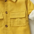 thumbnail image 4 of Gubotare Baby Jumpsuit Boy Newborn Baby Boy Fall Winter Outfit Bear Long Sleeve Sweater Romper Jumpsuit One Piece Clothes 0 3 6 9 12 18 24 Months (Yellow,12-18 Months), 4 of 6