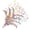 Multicolor, variant on Push Up Confetti Poppers, (4/Pkg)