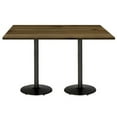 thumbnail image 3 of KFI Studios Urban Loft 6' x 3' Dining Table, Natural, Silver Base, 3 of 6