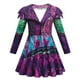 thumbnail image 4 of Moonsky Descendants Costumes for Girls, Mal Descendants Costume Girls Halloween Cosplay Costumes Descendants Rise of Red Costumes Purple(130#Purple), 4 of 4