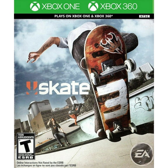 Restored Skate 3 (Xbox 360/Xbox one, 2014) Skateboarding Game (Refurbished)