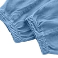 thumbnail image 7 of IFNWSV Girls Jeans Tencel Thin Summer Lyocell With Bow Lace Wide Leg Flare Light Blue 9-10 Years, 7 of 7