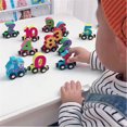 thumbnail image 3 of PVCS Early Education To Learn Numbers And Letters Magnetic Train Puzzle Wooden Toy Car Gift for Kids, 3 of 8