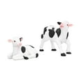 thumbnail image 1 of 2 Pcs Décoration de Cour en Résine Vache, 2 Styles Variés Miniatures Ornement Vache Mignonne Statues de Jardin Ensemble d'Animaux, Grand Application Décorations de Pelouse en Résine pour Extérieur, 1 of 8
