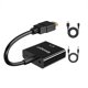 thumbnail image 1 of Essager Adaptador de video HD a VGA 1080P Convertidor macho a hembra Cable de alimentación de video digital a analógico Cable de audio Inevent EL5350-02B, 1 of 7