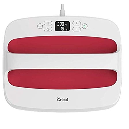 Cricut EasyPress 2 12x10 Heat Press Extension for Iron-on and HTV Vinyl Projects, Raspberry Bundle ​