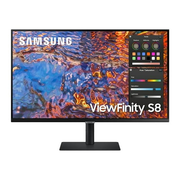 32 in. 4K UHD 3840 x 2160 Tilt Stand IPS Panel USB-C, HDMI & DP Cable - Black