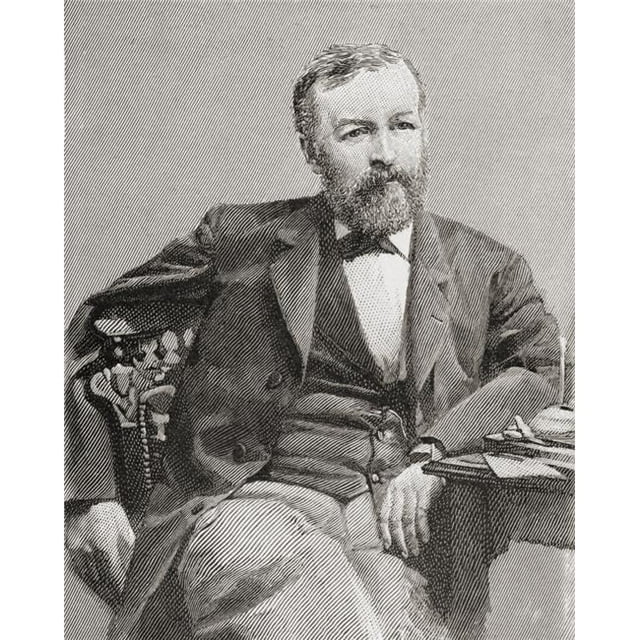 Design Pics Samuel Pierpont Langley 1834 - 1906 Astronome Américain Physicien Inventeur du Bolomètre & Pionnier de l'Aviation du Brin Magazine Publié en 1897 Affiche Imprimée, 13 x 17