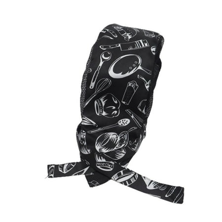 

RANMEI Pirate Mesh Chef Hat Skull Hat Restaurant Restaurant Chef Hat Kitchen Cooking