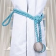 thumbnail image 4 of Agiferg Retro Window Curtain Cord Rope Buckle Tiebacks Tie Backs Curtain Hanging Ball, 4 of 7