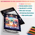 thumbnail image 3 of Netecom Magic Jar Coloring Book Spiral Bound For Adults, A5 Wooden Cover, 30 Captivating Coloring Pages of Fantastical Jars for Stress Relief and Relaxation, 3 of 6