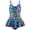 Blue, variant on PEASKJP Swimsuits for Girls One Piece Swimsuit for Girls Swimwear with Ruffled Children Bathing Suit,Light Pink 10-12 Years