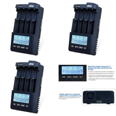 DUFDERIA intelligent and advanced Opus BT-C3100 V2.2 Battery Charger is designed to boost the life of your batteries. The charger features a highly advanced LCD display and is compatible