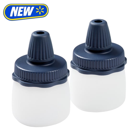 Prokeeper Mini Silicone Squeeze Bottles, Blue - Food Storage Containers for School Lunches