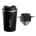 thumbnail image 2 of 13 17 Tumbler 1 Piece Stainless Steel coffee Mug with Lids and Insulated Coffee Cup for Home, Office, Travel Great - 380ml 14x9cm, 2 of 8