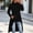 Black women hooded sweatshirt oversized a1, variant on Women Hooded Asymmetric Curved Hem Drop Shoulder Pullover Tops Fall Winter Casual Loose Fit Long Sleeve Oversized Sweatshirt Cozy Outerwear, Black 2XL