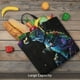 thumbnail image 5 of Balery colorful flames dinosaur Bolsa de Mano para Mujeres con Cremallera, Bolsa de Gimnasio con Compartimentos, Bolsa para Laptop, Bolsa para Trabajo, 5 of 7