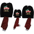 thumbnail image 5 of Louist Family Matching Christmas Pajamas Set Sleepwear Jumpsuit Hoodie with Hood Matching Holiday PJ's for Family (Black-Women/XL), 5 of 8