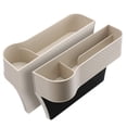 thumbnail image 3 of Xingzhi Gap Filler Organizer Convenient and Versatile with Cup Holder Beige Left 1Set, 3 of 6