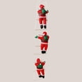 thumbnail image 1 of Muñeco Noel trepando por una escalera de cuerda Colcomx Árbol de Navidad Decoración colgante 3 Papá Noel, 1 of 8