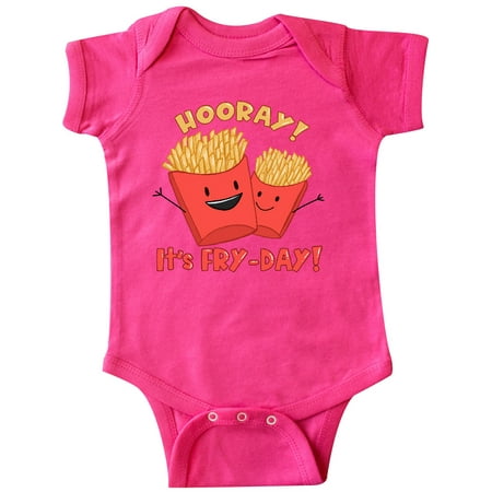 

Inktastic Hooray! It s Fry-Day with Cute Fries Gift Baby Boy or Baby Girl Bodysuit
