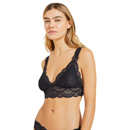 Eberjey Mariana Lace Bralette (Womens, Black, SM)