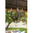 thumbnail image 6 of SOL-9326-EB Crystorama Lighting Solaris - Six Light Outdoor Chandelier, 6 of 9