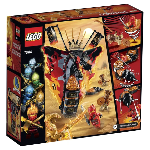 LEGO NINJAGO Fire Fang 70674 - Preschool Classroom Set - Walmart