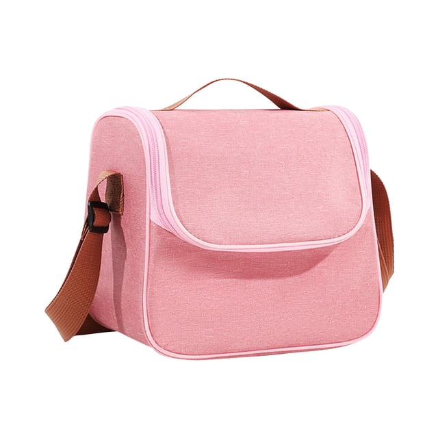Btomtd Cationic Lunch Bag Lunch Bento Bag With Insulation Ice Preservation And Freshness Preservation, Pink