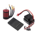 thumbnail image 1 of Kit ESC de motor sin cepillo impermeable 3650 kit de tarjeta de programación ESC de motor sin cepillo 60a, adecuado para automóviles 1 / 10 RC 3100kv, 1 of 10