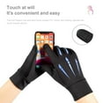 thumbnail image 3 of Hyasfey 1 Pair Winter Gloves Waterproof Windproof Thermal Velvet Lining Gloves Touch Screen Silicone Palm Mittens, 3 of 7