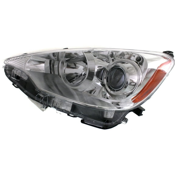 Headlight Compatible With 2012-2014 Toyota Prius C Left Driver Halogen With bulb(s)