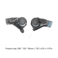 thumbnail image 3 of Palanca De Cambio De Bicicleta SL TX30 Bike Trigger Shifter Alta resistencia 3X7 Thumb Gear Shifter (TX30-7), 3 of 8