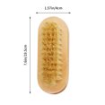thumbnail image 3 of 2 cepillos de madera para uñas, cepillos de manicura, limpiadores de uñas., 3 of 7
