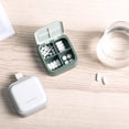 thumbnail image 5 of Ludlz Pill Organizer - Portable Pill Box Small Pill Container for Purse or Pocket, Excellent Pill Storage Case 4-Compartment Portable Medicine Case Pill Tablet Storage Box Organizer Container, 5 of 7