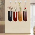 thumbnail image 5 of Solid Wood Flower Arrangement New Chinese Style Hydroponic Plant Stand Wall-Mounted Hydroponic Simple Wall Pendant, 5 of 5