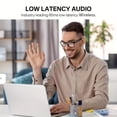 thumbnail image 4 of Black AI smart Glasses: Real-Time Translation in 160+ Languages, Built-In Mic & Speaker, Color-Changing Lenses, Wireless Calls & Music, Magnetic Charging, 4 of 14