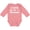 Mauve, variant on I Love Mommy Boys or Girls Long Sleeve Baby Bodysuit