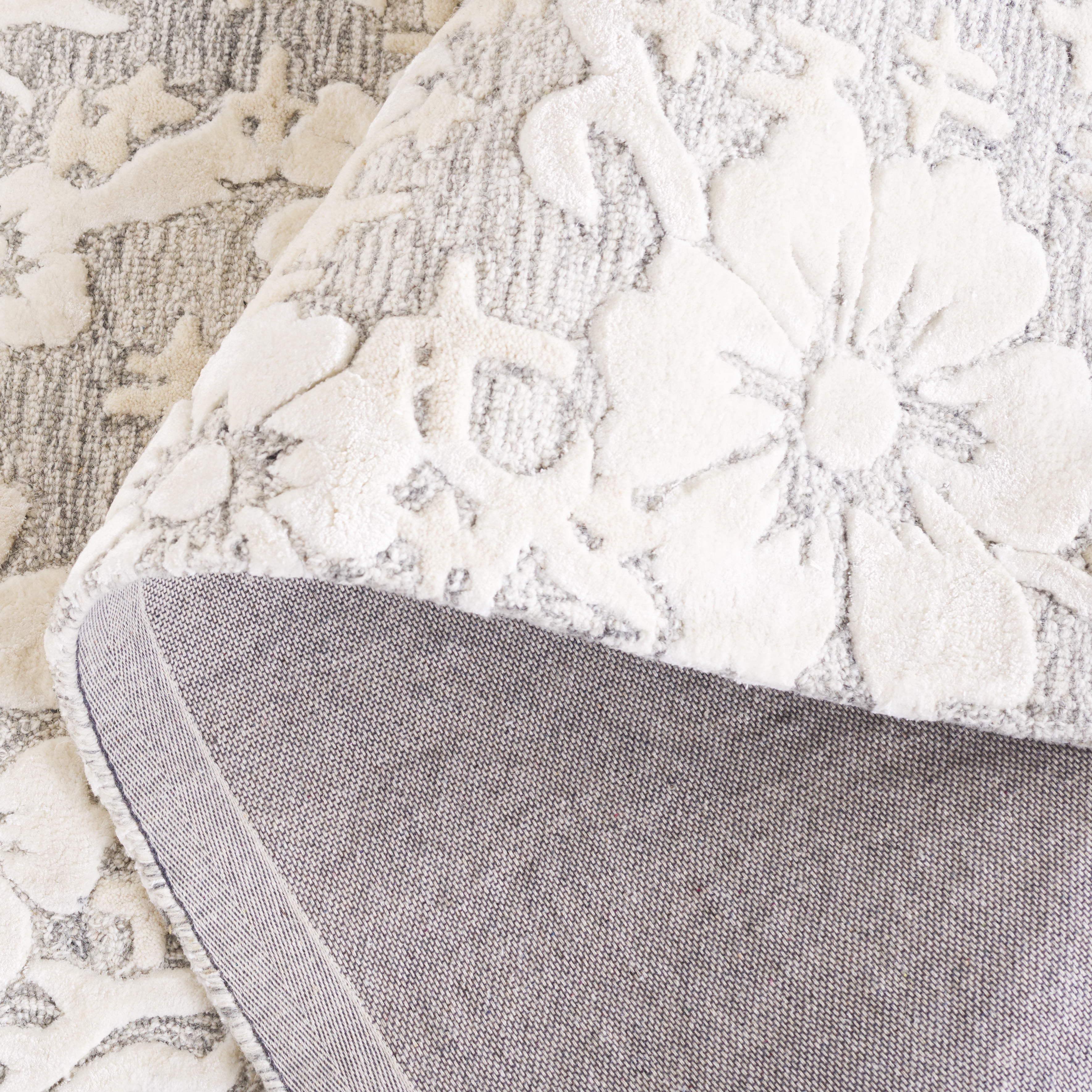 SAFAVIEH Glamour Braylon Abstract Area Rug, Grey/Ivory, 8' x 10'