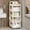 Clear-1L-clearacne, variant on PpgejGEK Multi Layer Transparent Storage Cabinet with Wheels Movable Trolley Shelf for Kitchen Bathroom Living Room Organizer 3 Size Options