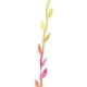 thumbnail image 1 of 4 Rolls Colorful Leaf Ribbon High Simulation Color Lasting Odorless Artificial Vines Leaves String Trim Ribbon for Home, 1 of 3
