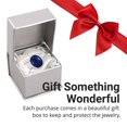 thumbnail image 6 of Lapis Lazuli Ring for Women 925 Sterling Silver Rings Statement Jewelry Ctw 5.5 Birthday Christmas Gifts for Women Size 6, 6 of 7