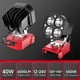 thumbnail image 2 of LED Work Light for Milwaukee M18 18V Battery, 40W 6000LM Flashlight, 2 of 4