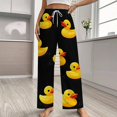 thumbnail image 2 of Bunch of Rubber Ducks Pajama Pants Loose Pajamas Female Breathable Home Trousers Leisure Sleeping Pants Large Size, 2 of 6